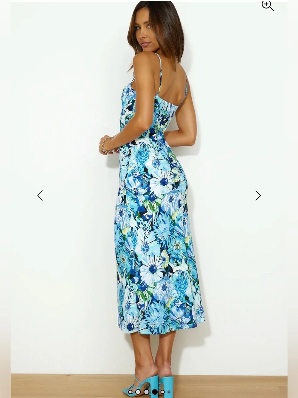 Hello Molly By The Garden Maxi Dress Blue - Picture 4 of 10